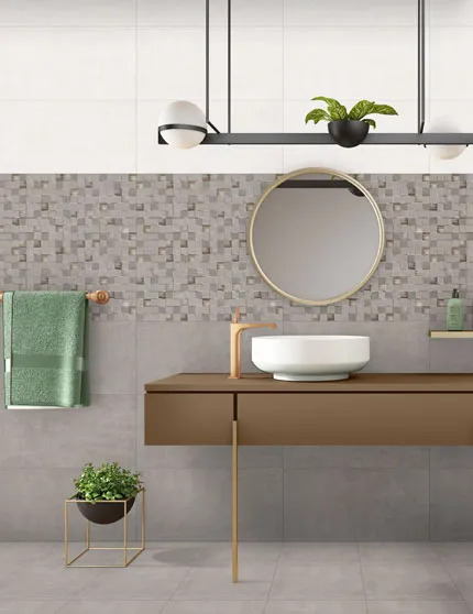 floor and wall tiles for different environment